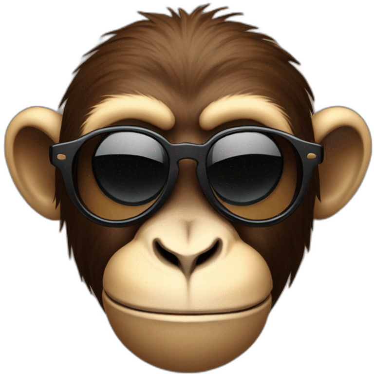 cool monkey with sunglasses emoji