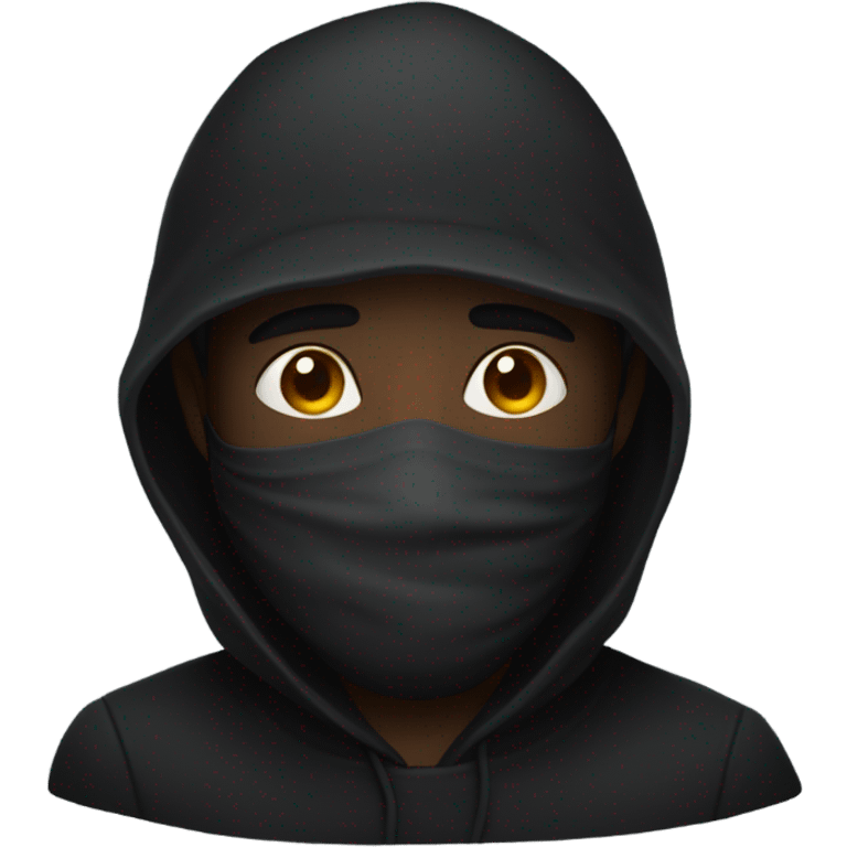 Scammer in mask emoji