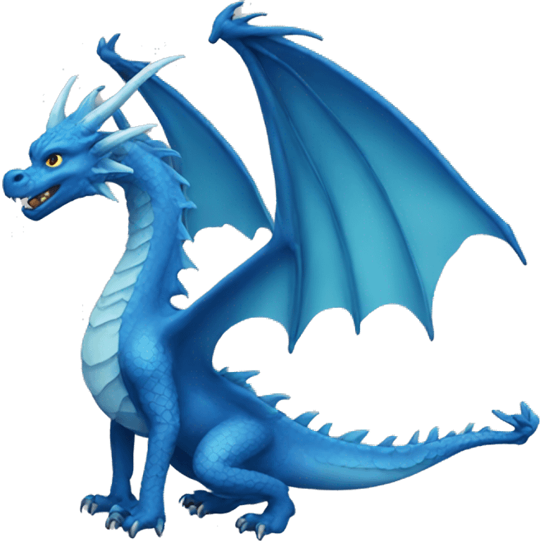 Blue Dragon wings emoji