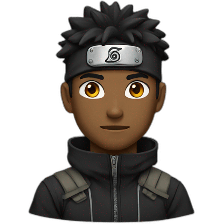 black naruto emoji