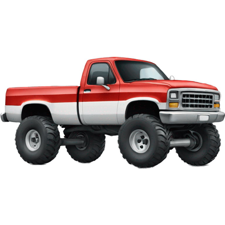 Lifted truck emoji