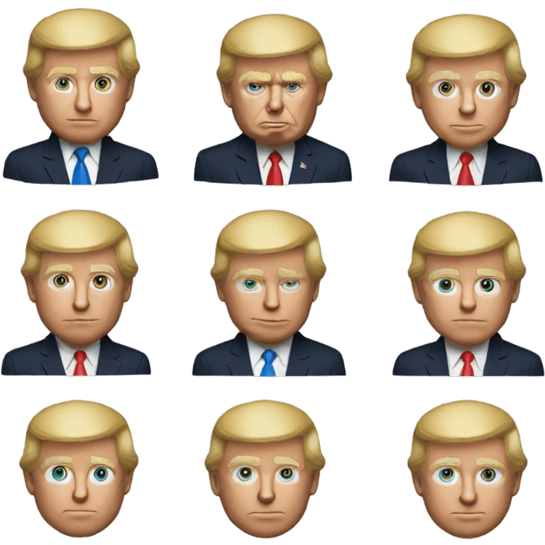 create a emoji of Donald Trump emoji