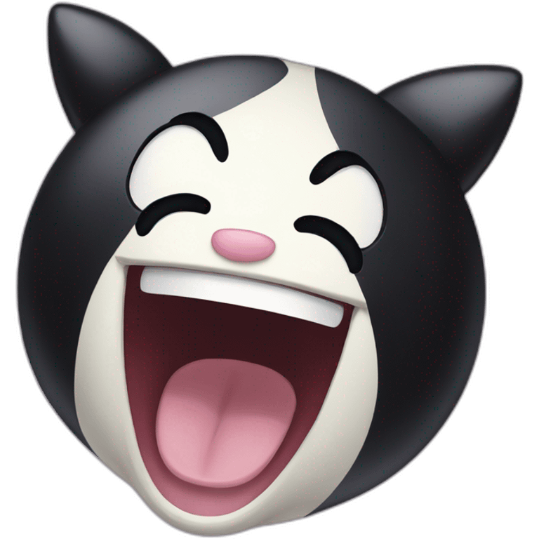 Kuromi laughing  emoji