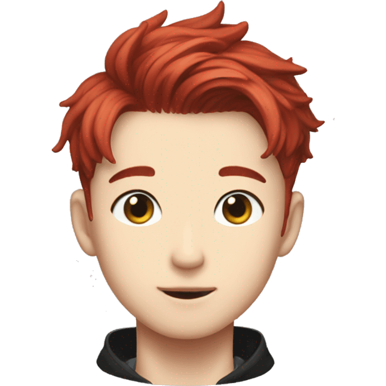 Stray Kids Felix red hair emoji