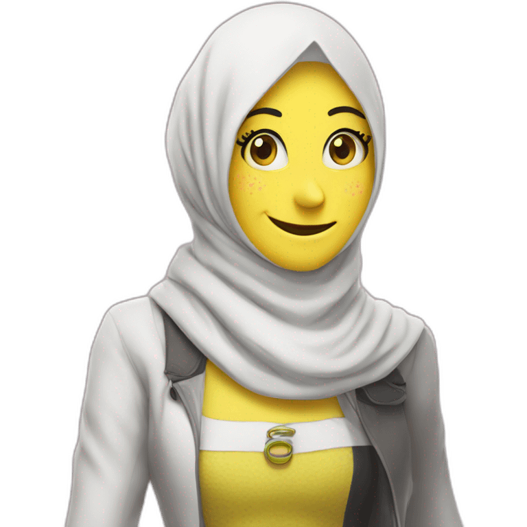 hijabi spongebob-cosplay emoji