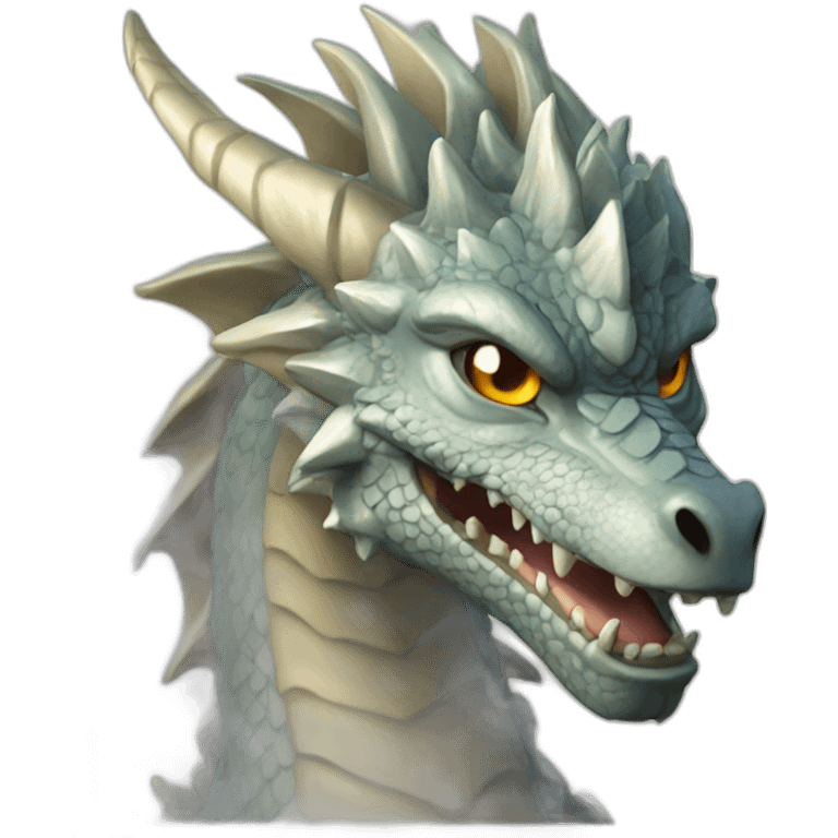 Dracofeux argent emoji