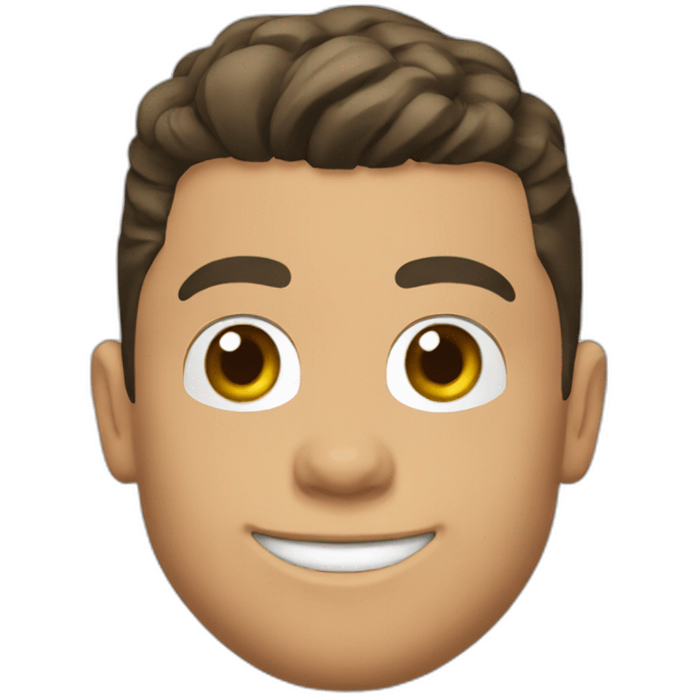 Cristiano Ronaldo head 2017 in Real Madrid emoji