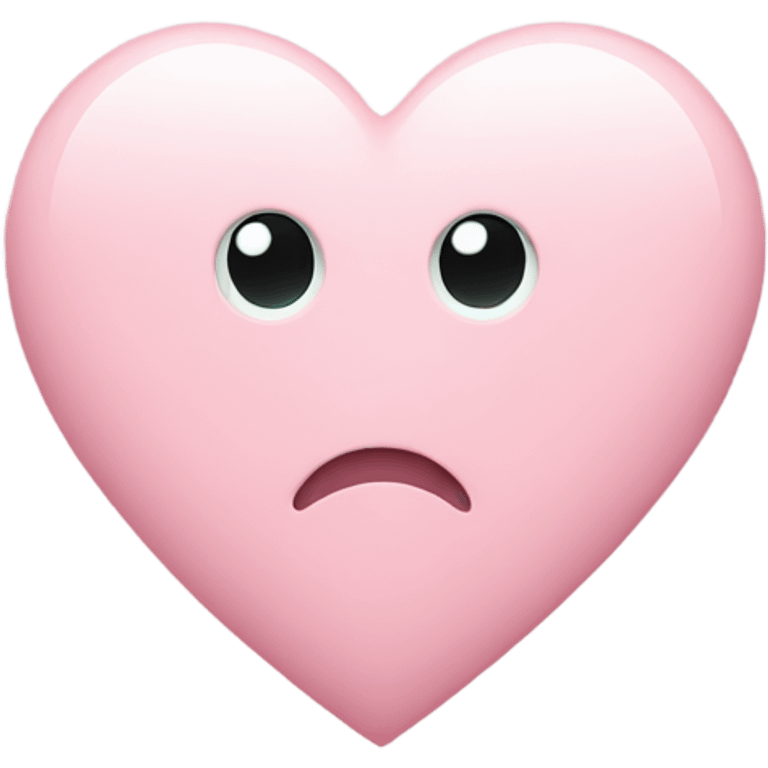 light pink heart emoji