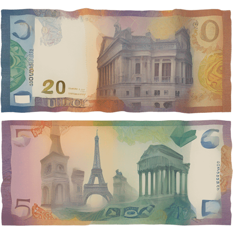 euro note emoji