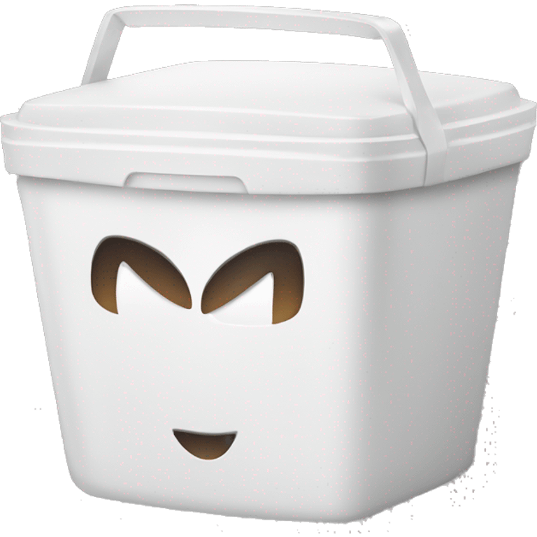 White takeout container  emoji