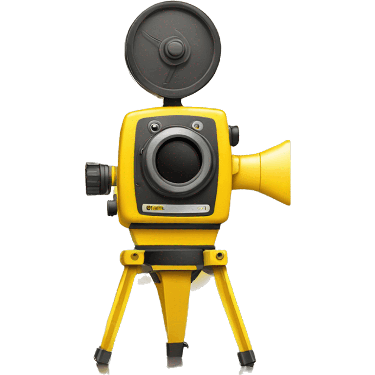 yellow movie camera emoji