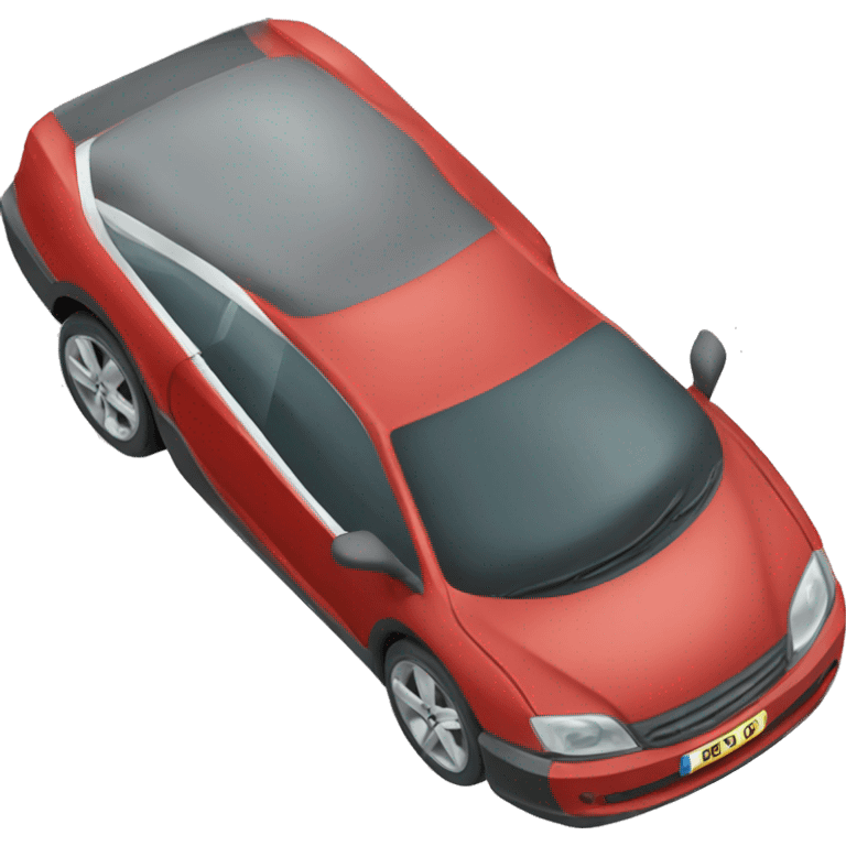 Coche deportivo rojo emoji