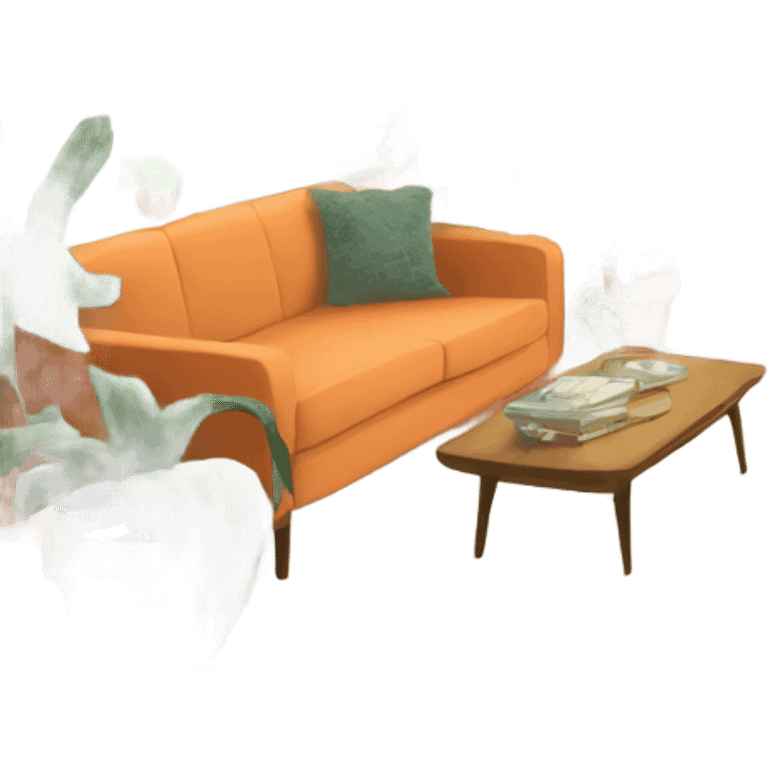 Funky and cozy New York City apartment with plants emoji