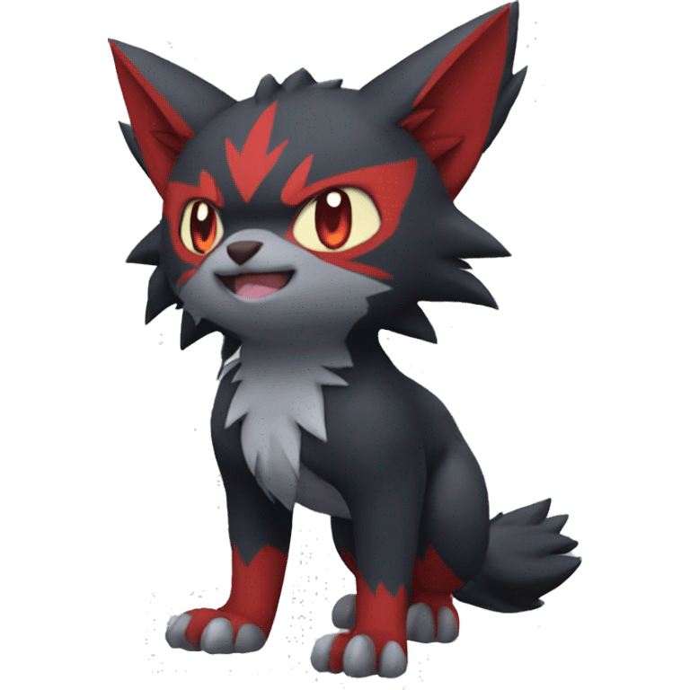 Litten-Zoroark full body emoji