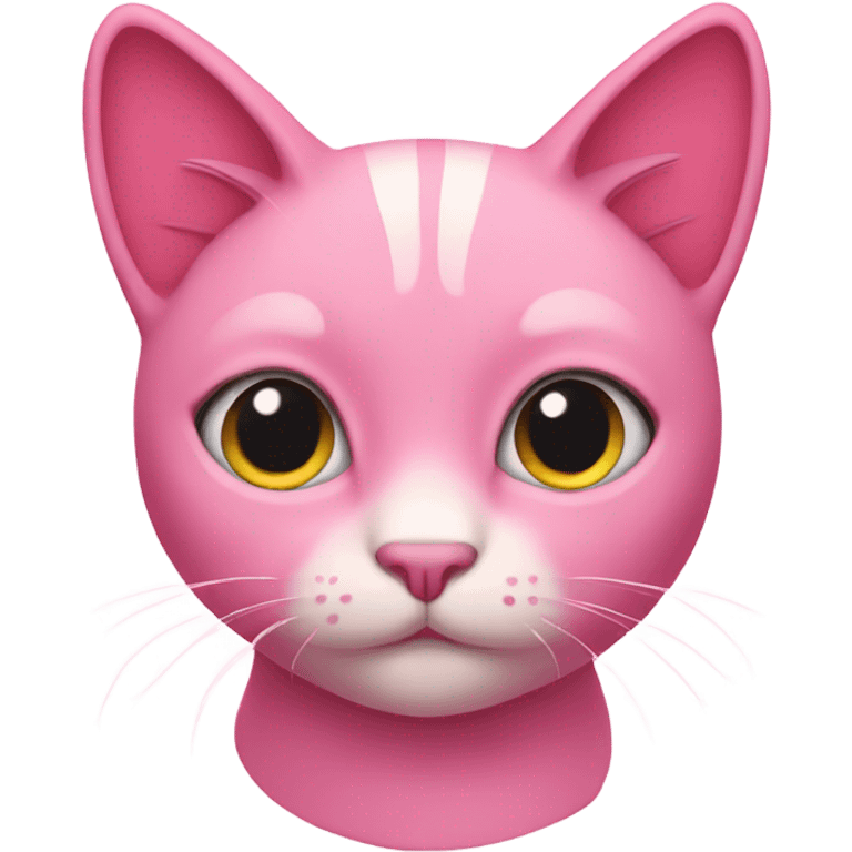 Pink cat emoji