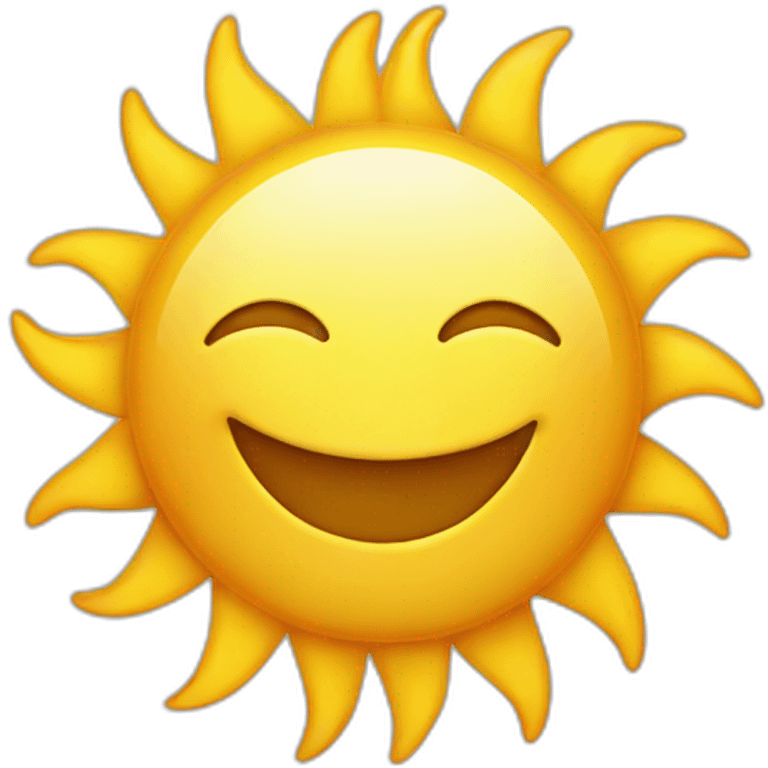 happy sun emoji