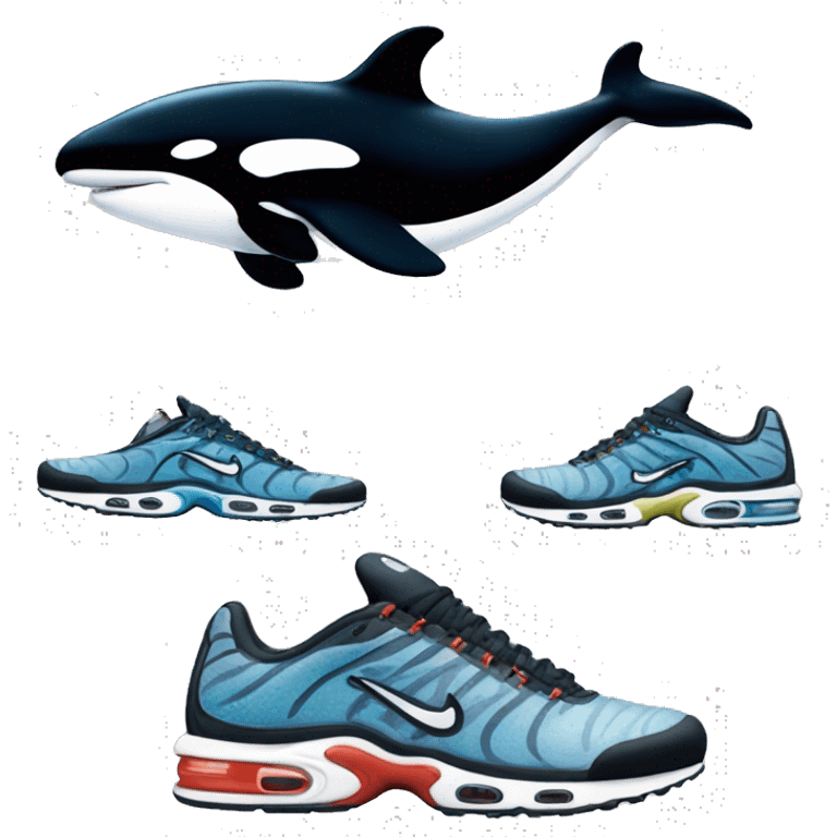 nike tns killer whales emoji