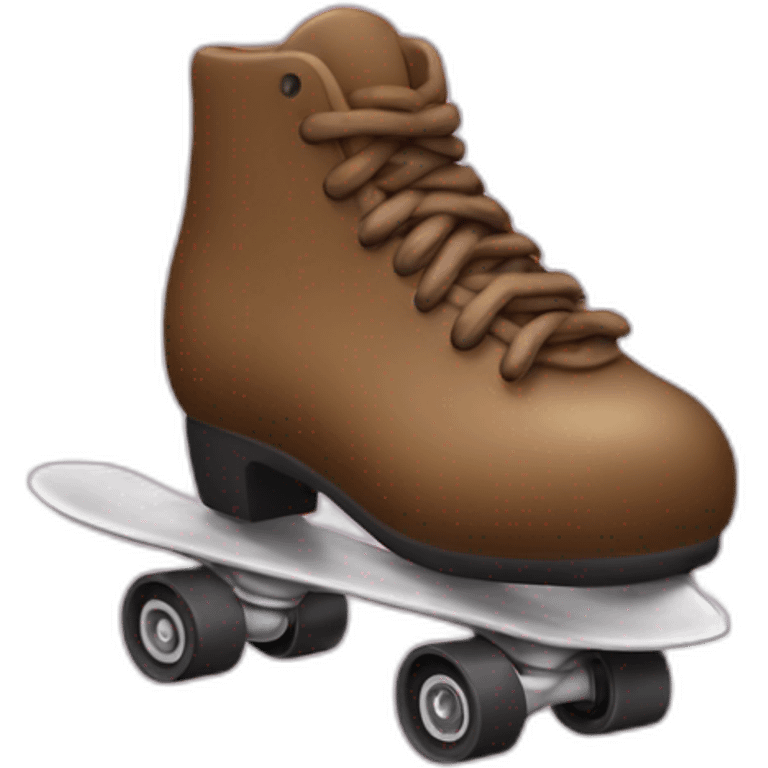 Poop skate emoji