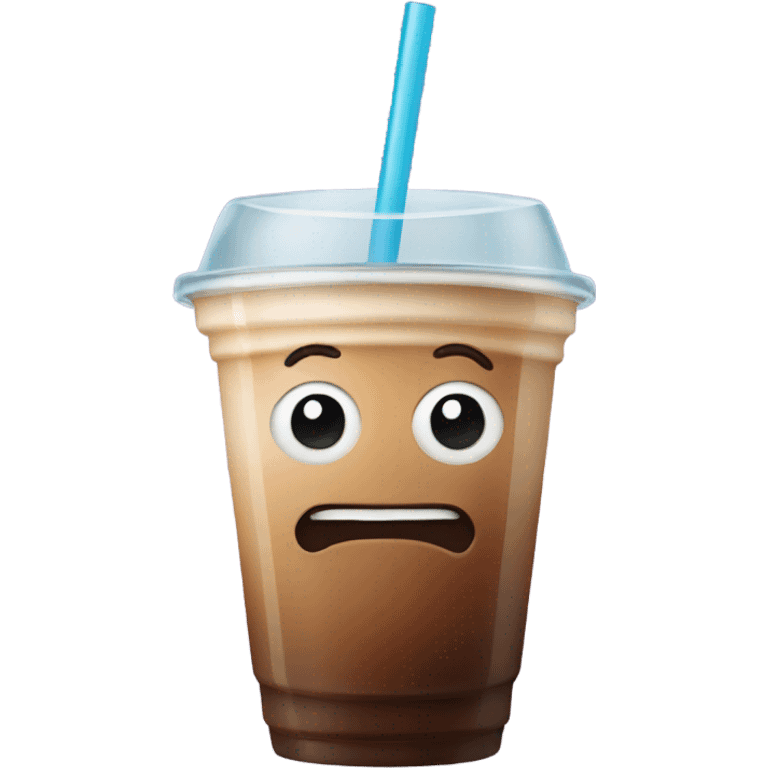 Iced coffee emoji