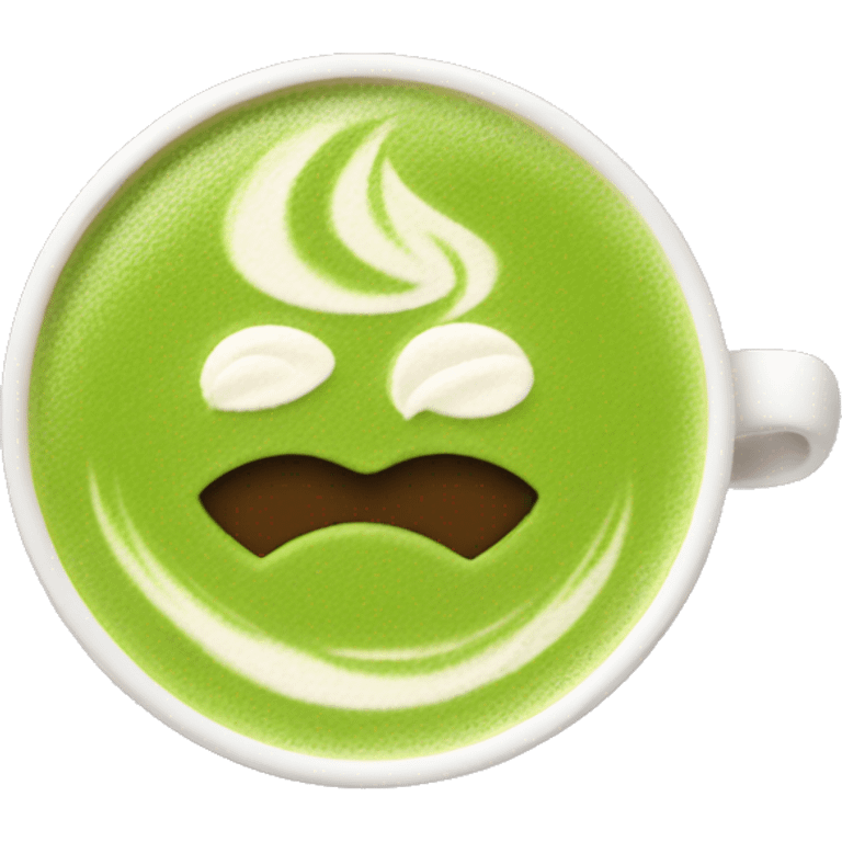 Matcha latte  emoji