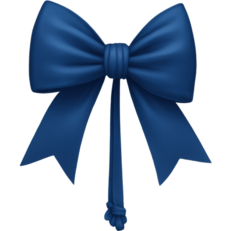 dark blue bow emoji