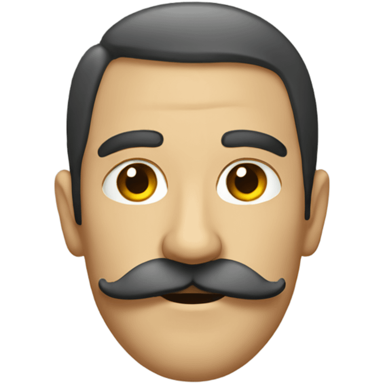 French man curled mustache  emoji