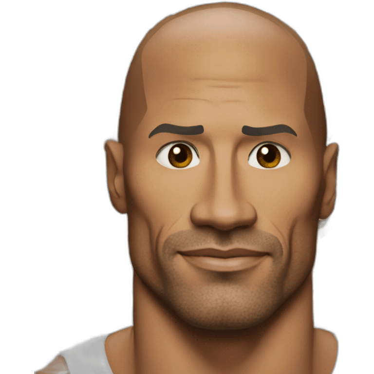 Dwayne Johnson emoji