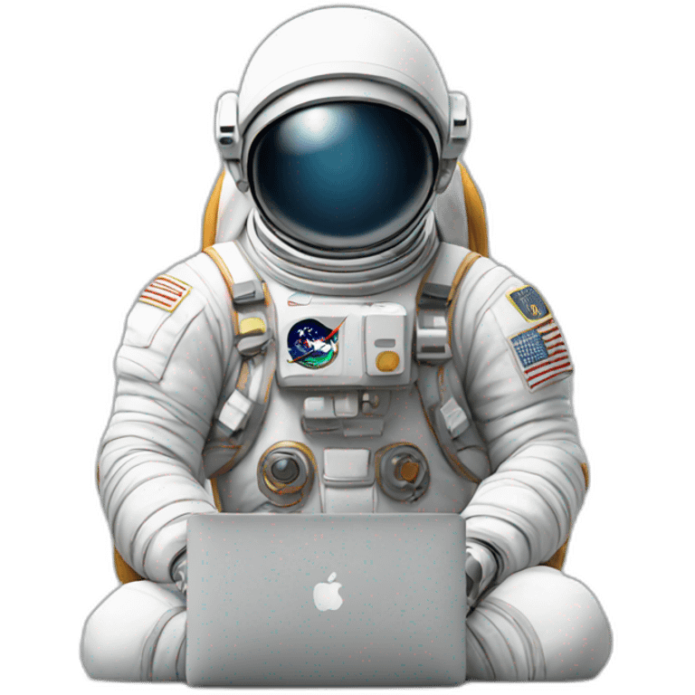 astronaut-with-macbook emoji