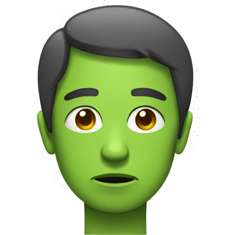 Sad android user emoji