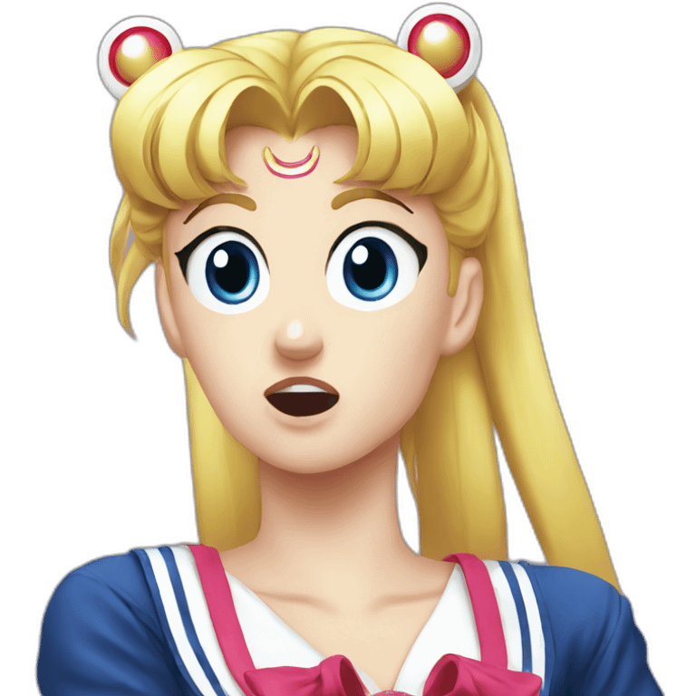 sailor moon perplexed emoji