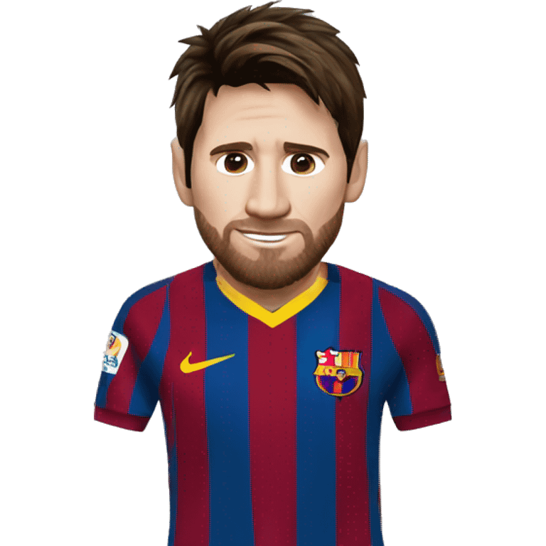 Lionel Messi com roupa de árabe emoji