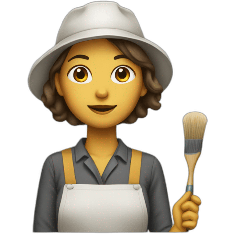 Painter woman emoji