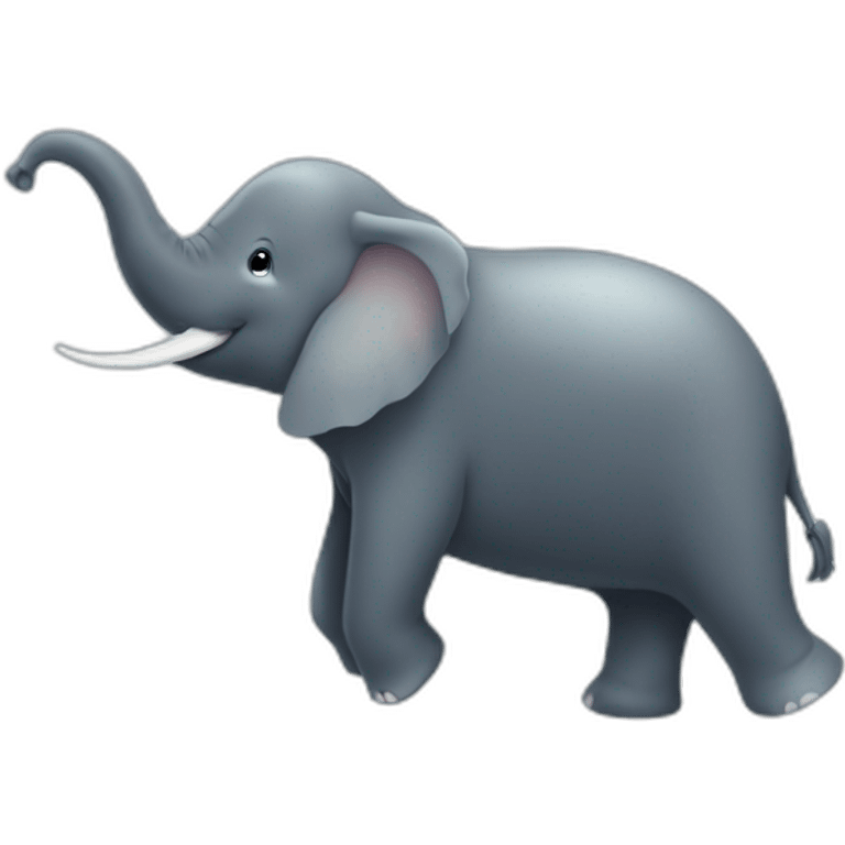 Éléphant sur une baleine emoji