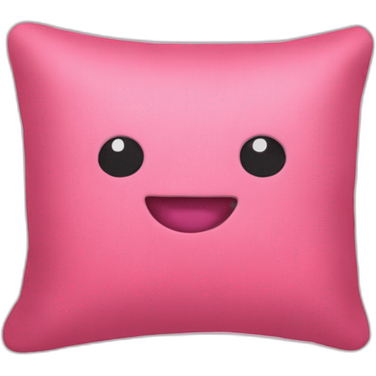 pink cushion emoji