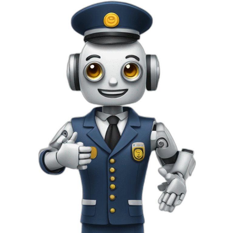 stationmaster robot emoji