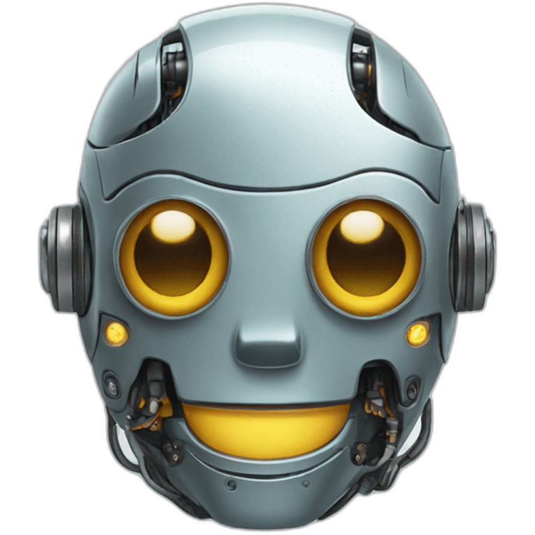 robot with smile emoji