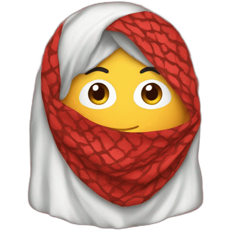 red Keffiyeh emoji