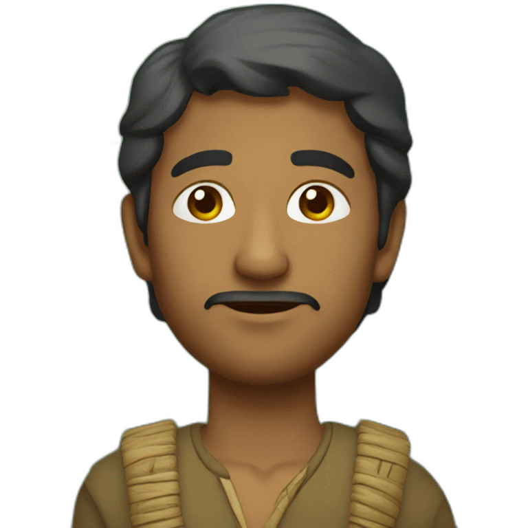 indian man in forest  emoji