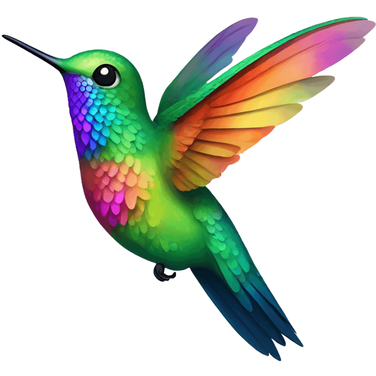 Happy hummingbird  emoji