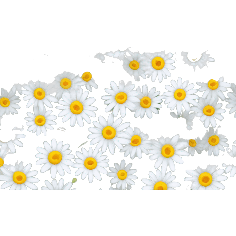 Daisies lilies emoji