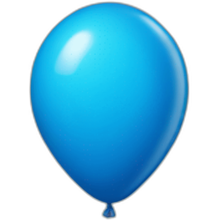 Blue balloon emoji