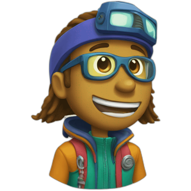 otto rocket from rocket power emoji