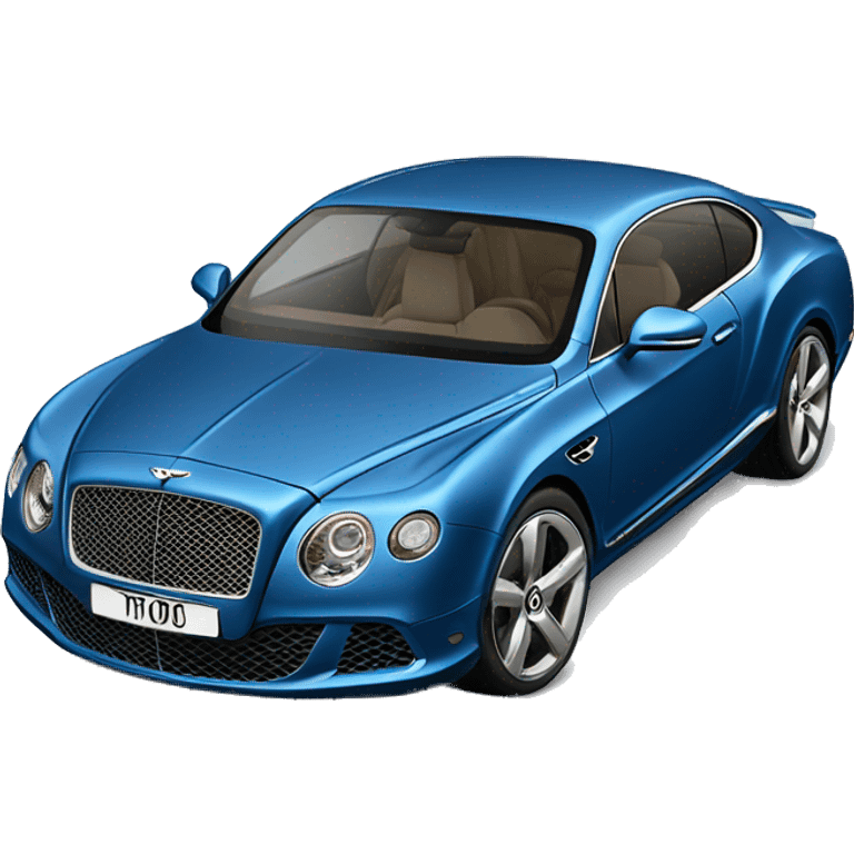 Bentley speed blue emoji