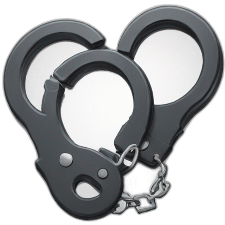 police handcuffs emoji