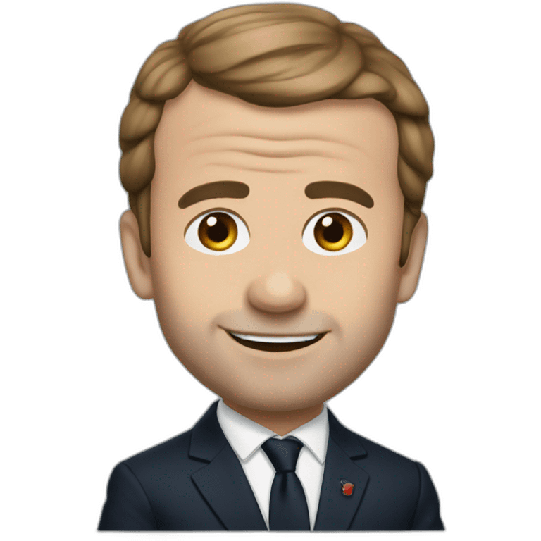 macron crazy emoji