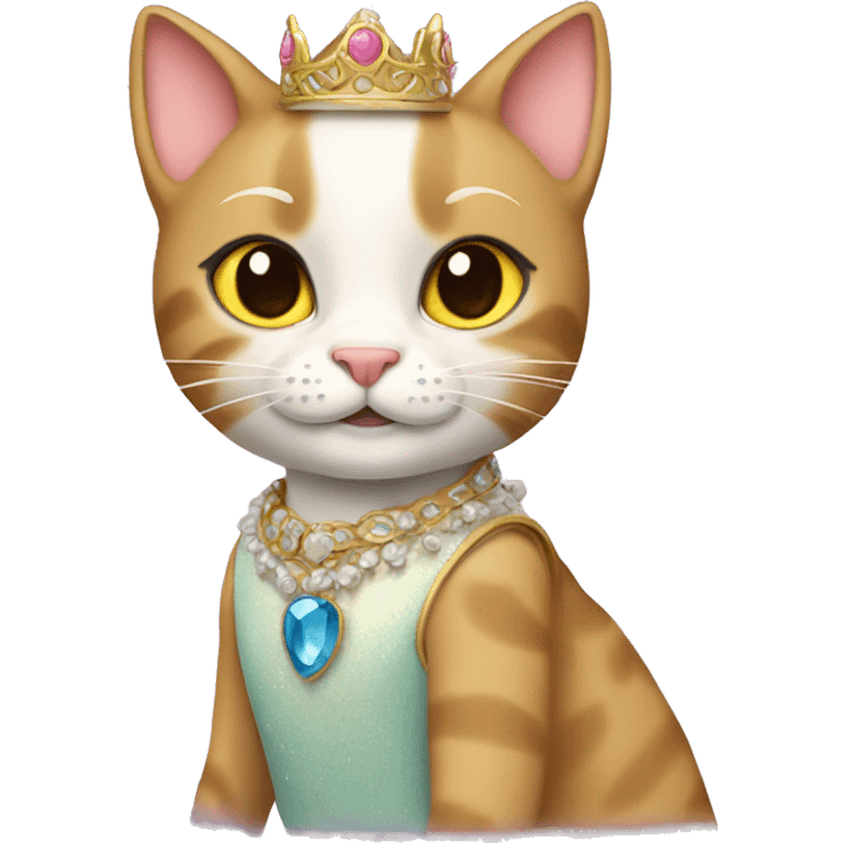 cat princess birthday emoji