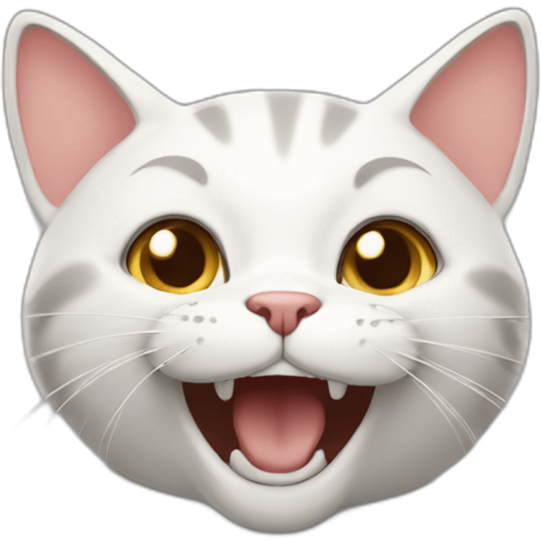 Excited cat emoji