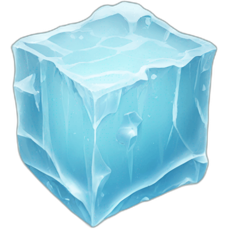 cracking ice emoji