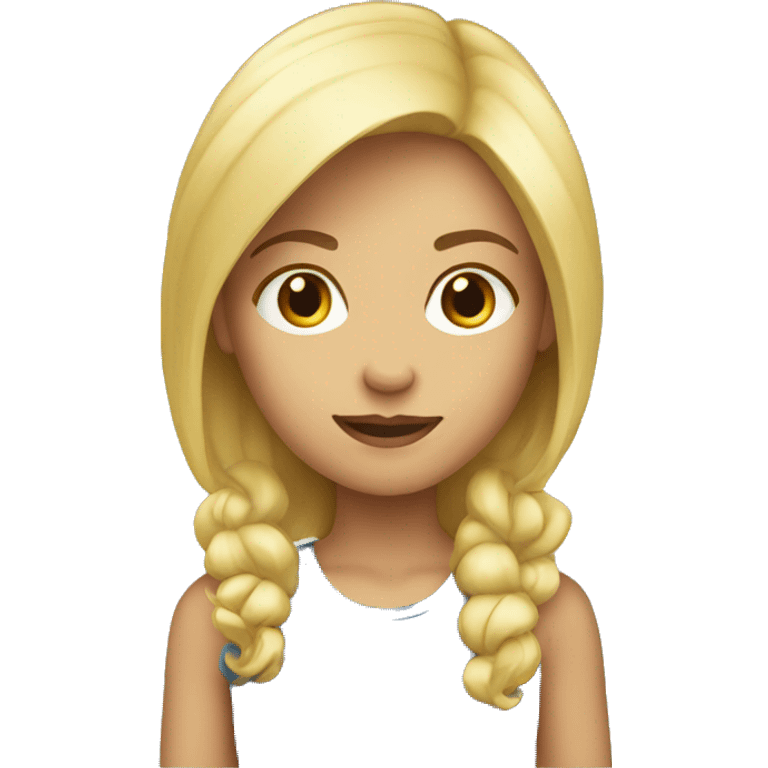 Girl blond emoji