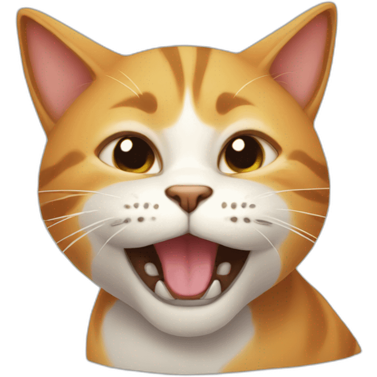 happy mean cat emoji